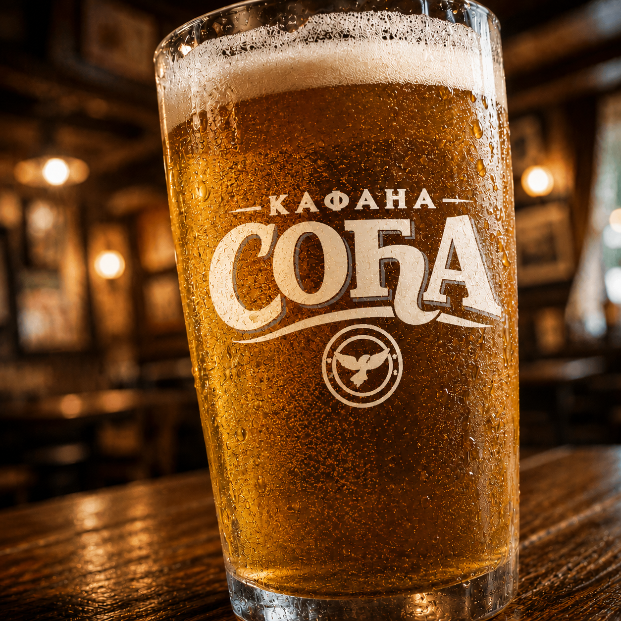 Kafana Soća brand identity
